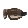 Kroops I.K.91 skydiving goggles with broze lens and black strap