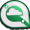 Cookie G4 Aluminum Side Plates, Green Loop