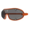 Kroops Boogie skydiving goggles with smoke lens and orange trim