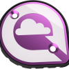 Cookie G4 Aluminum Side Plates, Purple Loop