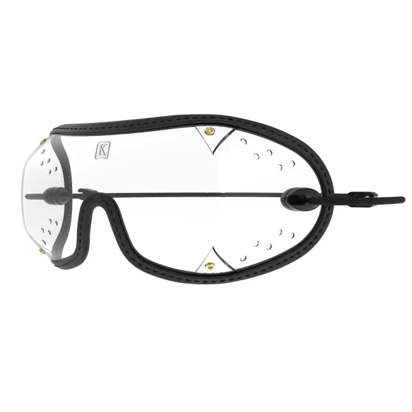 Kroops DZ 2 skydiving goggles with clear lens and black trim