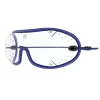 Kroops DZ 2 skydiving goggles with clear lens and blue trim