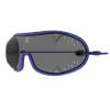 Kroops DZ 2 skydiving goggles with smoke lens and blue trim
