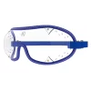 Kroops Boogie skydiving goggles with clear lens and blue trim