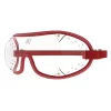 Kroops Boogie skydiving goggles with clear lens and red trim