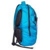 Akando Skydivers Backpack, blue. Shown from the side