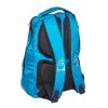 Akando Skydivers Backpack, blue. Shown from the back