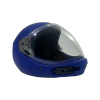 Square1 Kiss skydiving fullface helmet shown from the side with closed visor. Color: Royal Blue