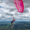 JYRO JFX 2 Main Canopy. Shown from the side while flying