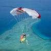 JYRO Kraken Main Canopy. Shown from the front while flying