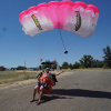 JYRO Kraken Main Canopy. Shown from the front while landing