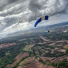 JYRO Tandem Main Canopy. Shown from the back while flying