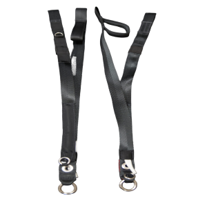 Sun Path Type 8 Risers, Large 3 rings. Color: Black
