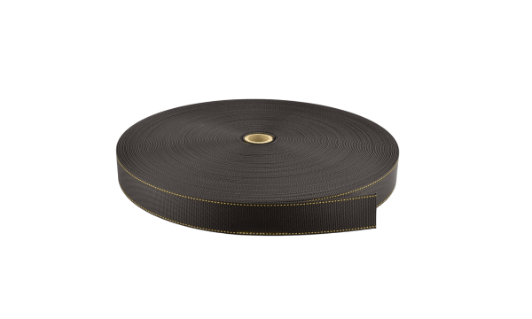 Roll of black Nylon Webbing Tape Type 7