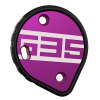 Cookie G35 Tunnel Plate, pink G35 design. Shown from the front