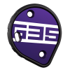 Cookie G35 Tunnel Plate, purple G35 design. Shown from the front