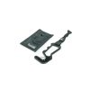 Paragear Open Handle Hooker (K11705). The knife is black, shown with a matching color pouch