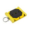 WINGSTORE HELMET CAMERA MOUNT, gold. Shown from the top