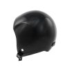 Parasport Italia Z1 Evo skydiving helmet, color: black. Shown from the back
