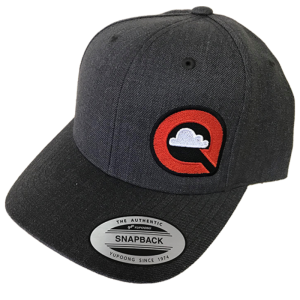 Cookie Grey Cap with sewn logo on the front