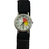 Viplo Watch Silver Case 30mm case with fluorescent hands and black strap. It looks like a replica of Viplo FT50 altimeter