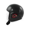 Skysystems HR2 Helmet, Gloss Carbon color. Shown from the side