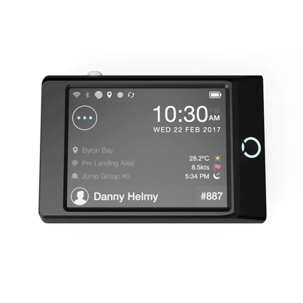 Dekunu One Skydiving Altimeter, look at the screen from the front