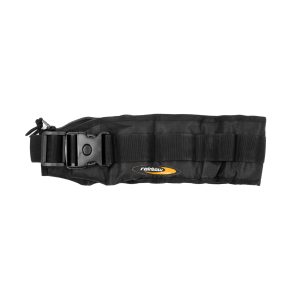 RAINBOW WEIGHT BELT with belts. Shown from the side