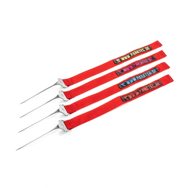 PARATEC TEMPORARY PINS, red with logo