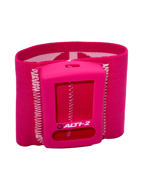 Pink Elastic wrist mount for Atlas 2 and Juno altimeters