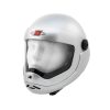 Parasport Italia Z1 HP fullface helmet, color: silver metallic. Shown from the front