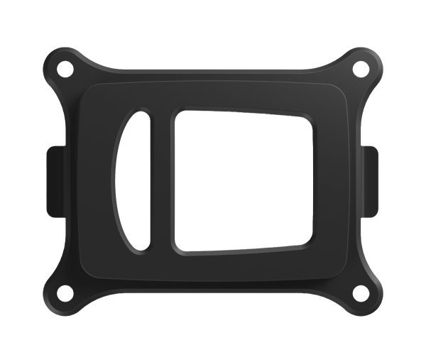 Cookie Fuel Side Mount used to mount audible Solo, Optima, Optima 2, Quattro altimeter on a helmet.