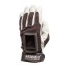 Larsen and Brusgaard skydiving gloves with Viso 2 altimeter pocket. Shown from the top