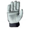 Larsen and Brusgaard skydiving gloves with Viso 2 altimeter pocket. Shown from the bottom