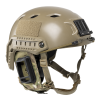 Larsen and Brusgaard Ops Core in multicam color. Made to be used with Optima, Quattro, Solo and Echo altimeters. Shown mounted on a helmet