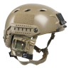 Larsen and Brusgaard Ops Core in multicam color. Made to be used with Optima, Quattro, Solo and Echo altimeters. Shown mounted on a helmet with altimeter inside