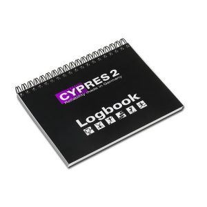 Airtec cypres logbook. Shown from the cover side