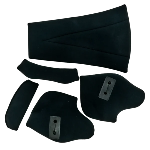 Bonehead guner replacement liner, All parts shown from the top