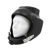 Optik Illusion camera helmet made by Bonehead. Carbon color. Shown from the front