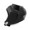 Optik Illusion camera helmet made by Bonehead. Carbon color. Shown from the side