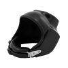 Optik Illusion camera helmet made by Bonehead. Carbon color. Shown from the front