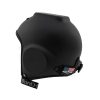 Hell's halo camera helmet from bonehead, Carbon Black Color. Shown from the side
