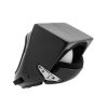 Mantle camera helmet from bonehead, Carbon Black Color. Shown from the side