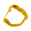 Yellow visor frame for z1 hp helmet made by parasport italia
