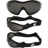 Birdz Boogie Goggles, with Smoke lenses. Picture shows them from 3 angles
