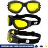 Birdz Eagle, round with photochromic yellow to smoke lenses. Picture shows them from 3 angles
